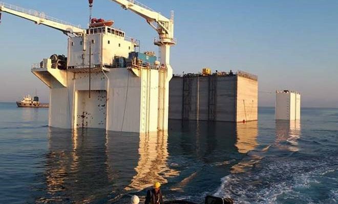 First Caisson Has Been Successfully Submerged In Nador Port Project